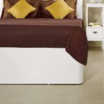 Efinito All Season Polyester Micromink Summer AC Blanket Super Soft Polar Fleece Plain Duble Bed Blanket | AC Dohar | Comforter | Size 216 X 216 Cms (Approx 7 X 7 Ft) (Double) Skinfriendly (Brown) - Image 3