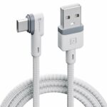 Portronics Konnect L POR-1403 Fast Charging 3A Type-C Fast Charging Cable 1.2 Meter with Charge & Sync Function for All Type-C Devices (White)