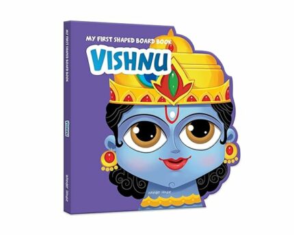 My First Shaped Board Book: Illustrated Vishnu Hindu Mythology Picture Book for Kids Age 2+