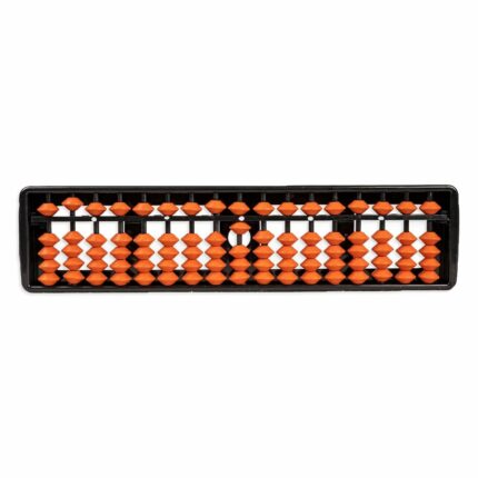 fusine Ratna's Educational Abacus 17 Rod Brown Color Abacus Tool For Kids To Enhance Their Counting Skills And Mathematics Multicolor