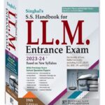 Singhal's S.S Handbook for LL.M. Entrance Exam Edition 202324
