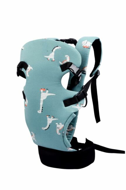 My Giraffe - Skippy - 4 in 1 Baby Carrier with Extra Head Support & Waistband - 3.5 kgs to 20 kgs - 4 Carry postions. (Dino Print)