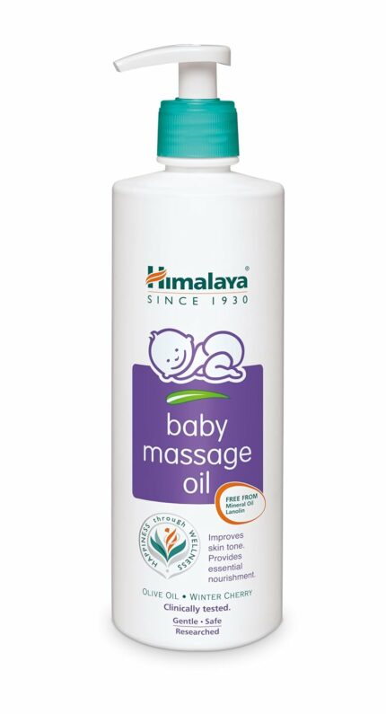 Himalaya Baby Massage Oil ? 500ml for strong bones & muscles | with Vitamin E | No. 1 Doctor Prescribed