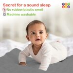 BeyBee Waterproof Quick Dry Sheet for Baby| Bed Pad Anti-Piling Fleece Extra Absorbent Washable Matress Protector| Baby Bed Protector Sheet for Toddler Children, Large Size, 140x100cm, Grey - Image 6