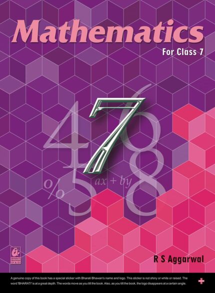 Mathematics for Class 7 - CBSE - by R.S. Aggarwal Examination 2022-2023