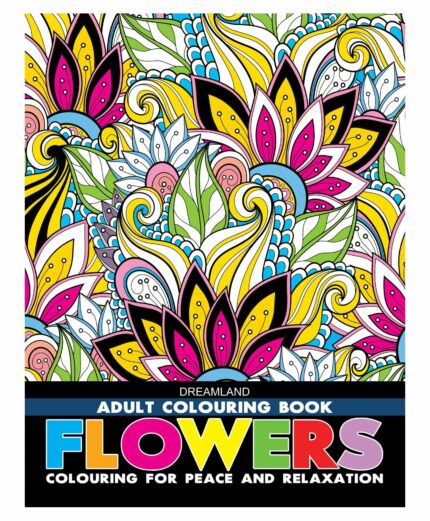 Flowers- Colouring Book for Adults